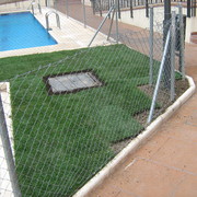 Instalación césped en tepes