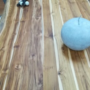 Detalle Mesa Nogal