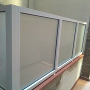 Separador fijo vidrio laminado mate