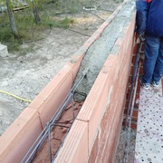 Terminación en U hormigonada