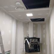 iluminacion con panel led integrat, sensor de presencia y cableado de Rack Informatico