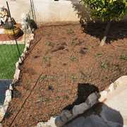 Extender tierra y plantar grama