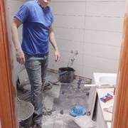 Reforma de baño grande manteniendo la bañera