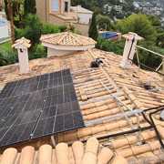 Instalando paneles solares