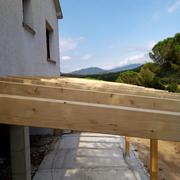 Construcción de pérgola