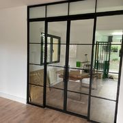 Puerta en forja para salón