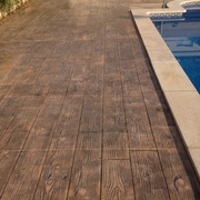 Pavimento impreso madera