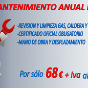 Mantenimiento anual de calderas