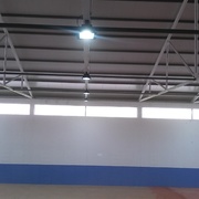 iluminacion proyectores led polideportivo