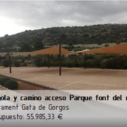 Ejecución de pérgola