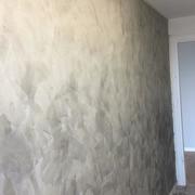 Microcemento en pared cocina