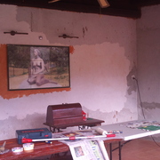 pintar paredes porche