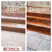 Barnizado de una obra recién terminada