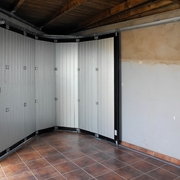 Puerta Corredera Curva de aluminio