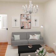 SALÓN SOFSTICADO EN UNA CASA RURAL