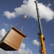 Transporte de casas prefabricadas