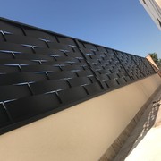 VALLA TRENZADA EN ALUMINIO SOLDADO