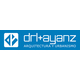 LOGO DRLAYANZ_apaisado fondo azul_221326