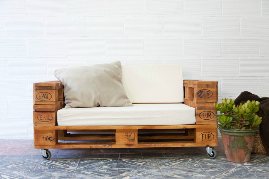 Sofa palet ECOdECO Mobliario