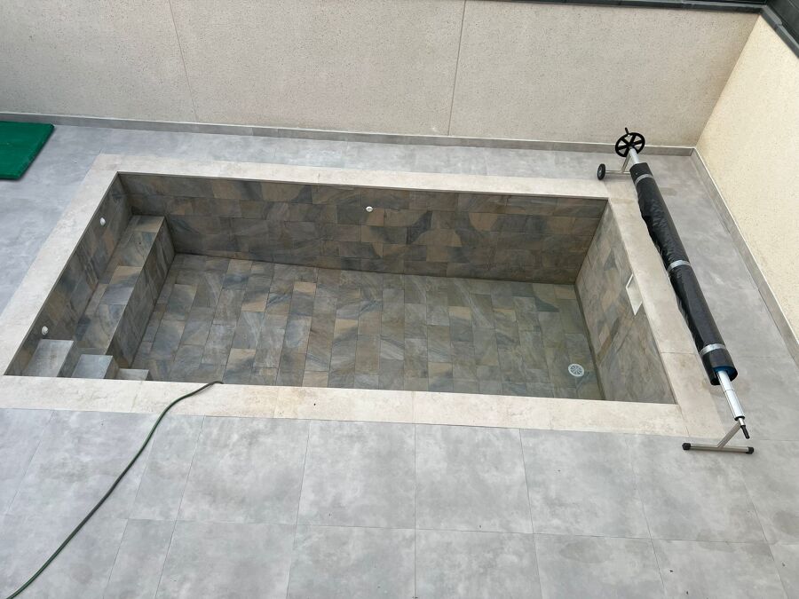 Piscina terminándola
