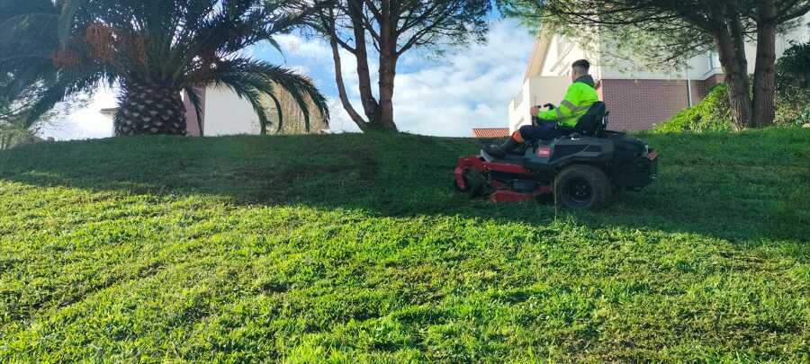 Segando con toro titan