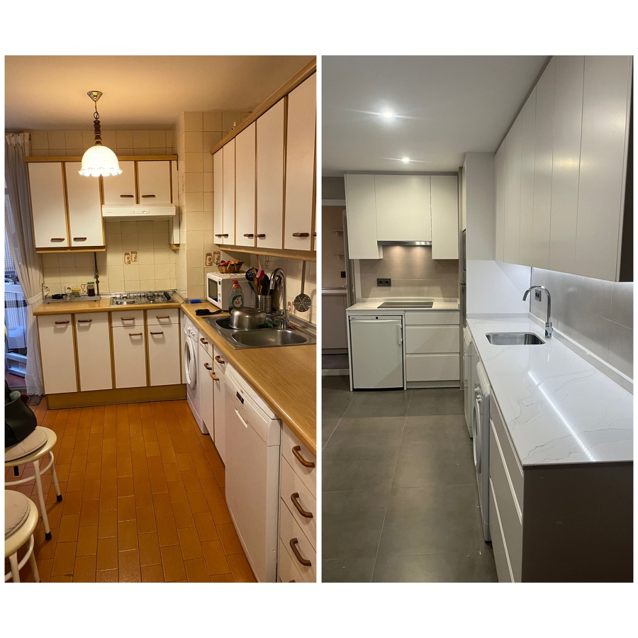 Foto: Antes y Después Reforma Cocina de Tododucha Slu #3436246 ...