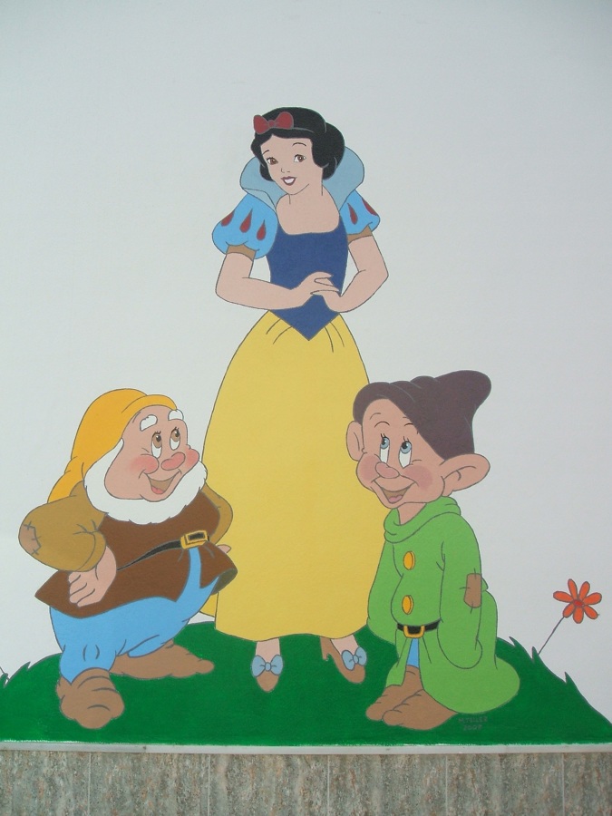 Mural en guarderia