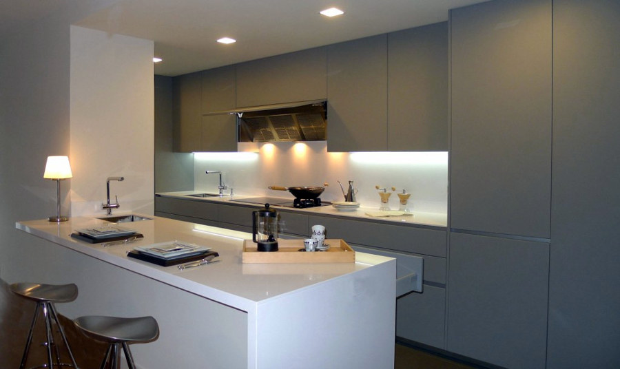 Cocina en semi-isla