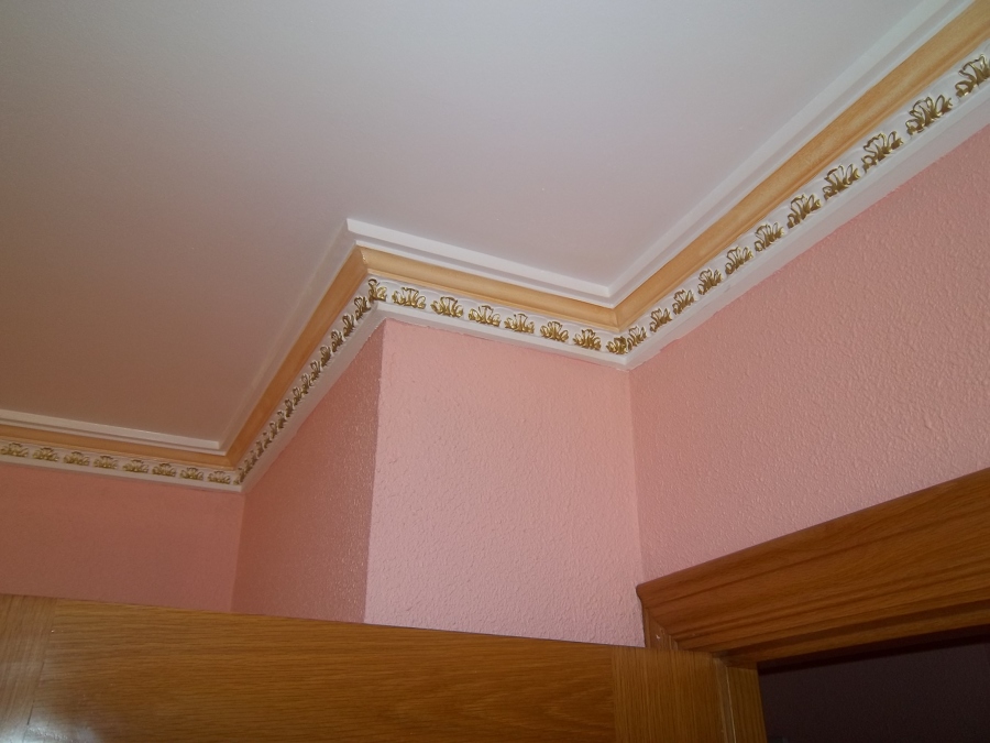 decoración en moldura