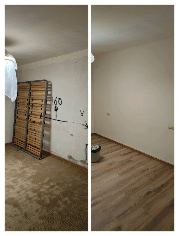 "Transformación Asombrosa: Antes y Después de Nuestro Trabajo de Enlucido"