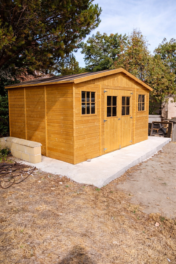 Caseta jardin