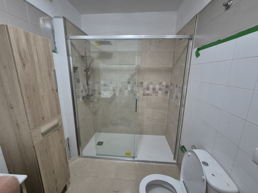 Cambio de bañera a plato de ducha azulejos y manpara