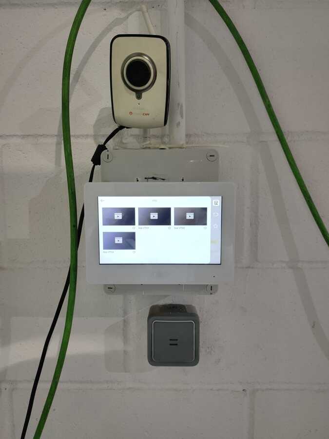 Instalación de vth tablet táctil