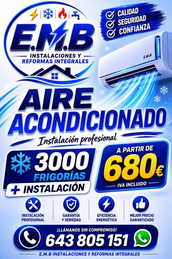 Campaña de verano oferta aires más instalación