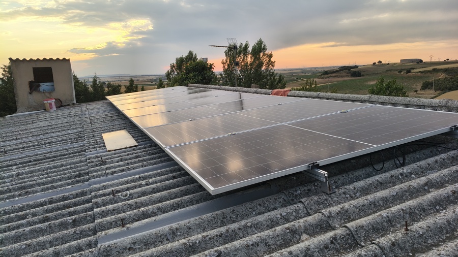 Instalação de painéis solares