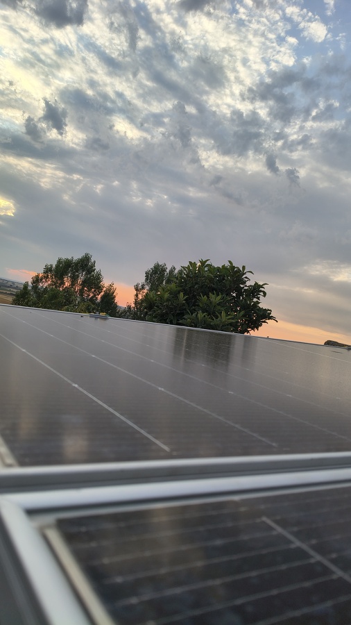 Instalação de painéis solares