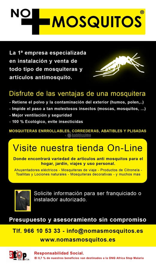 Carpintería Aluminio, Instalación Mosquiteras