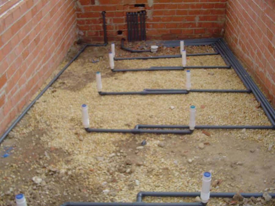 construcción de piscina