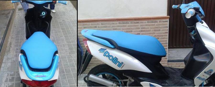 Tapizado de asiento para moto