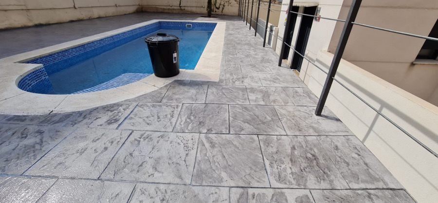 Pavimento impreso decorativo