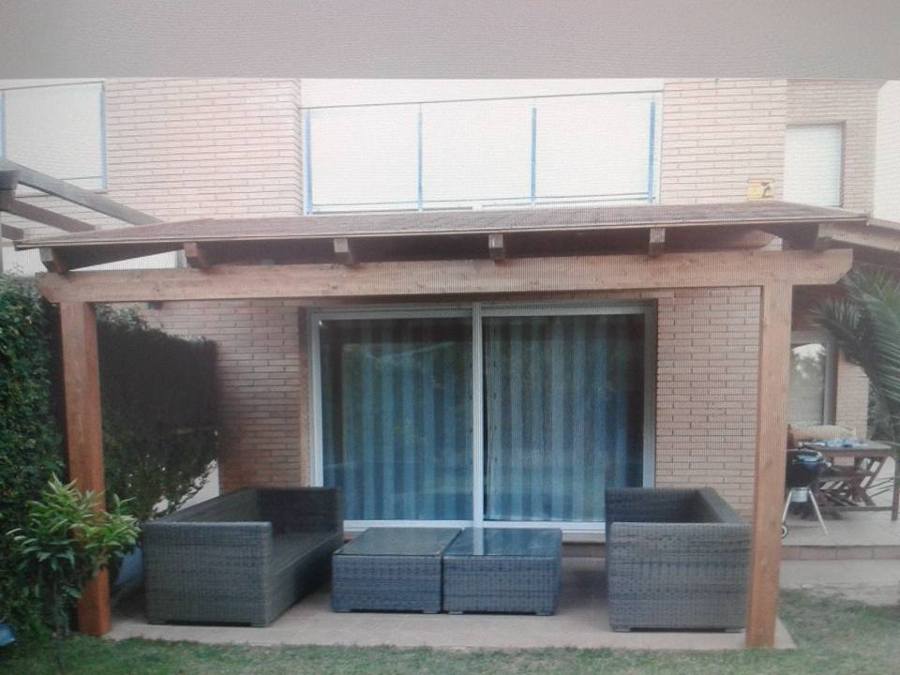 Pergolas adosadas