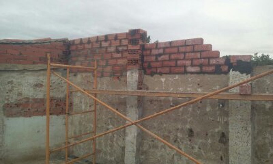 Elevación de muro