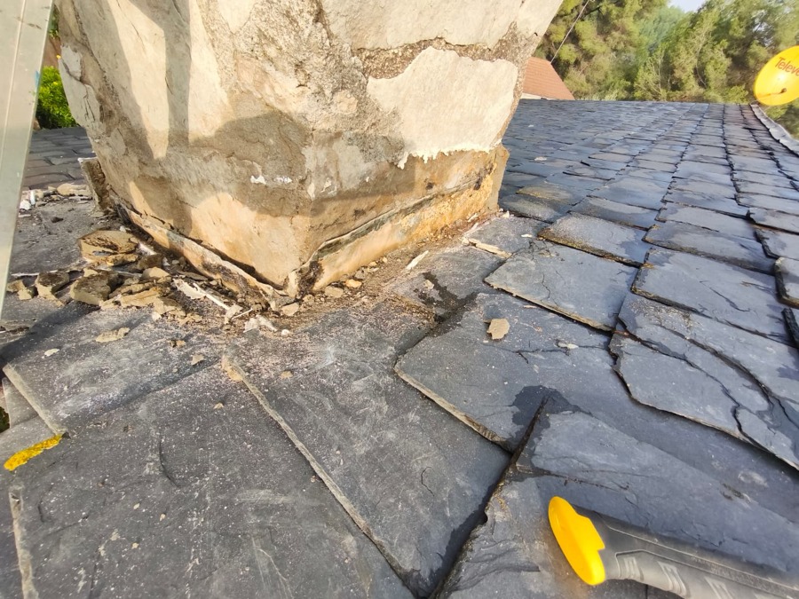reparación de chimenea