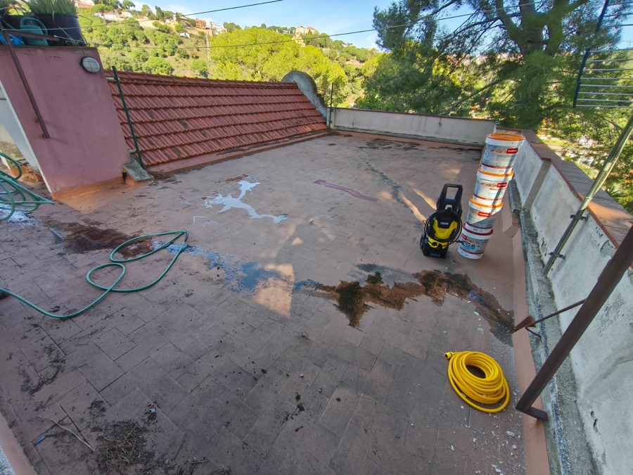 Impermeabilización y reparación de terraza