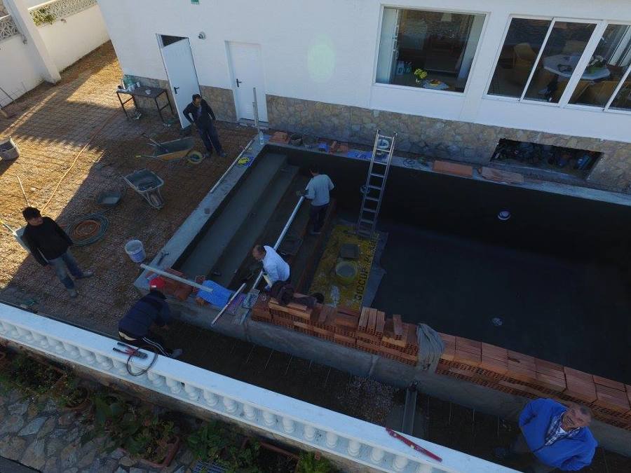 Terraza nueva y reformar piscina