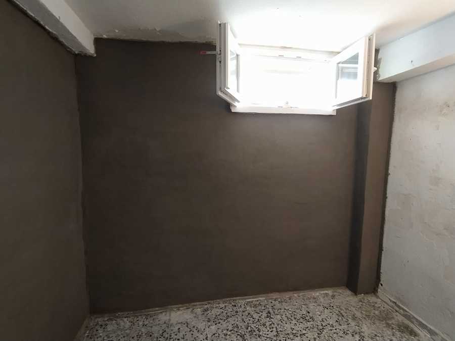 Pared impermeabilizada.