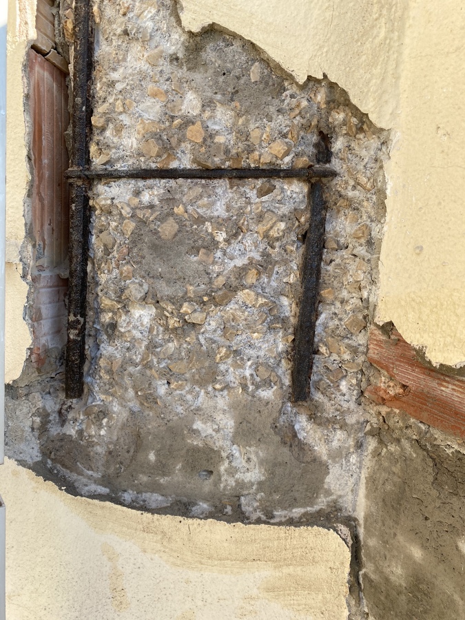 Saneamiento dé pilares de carga