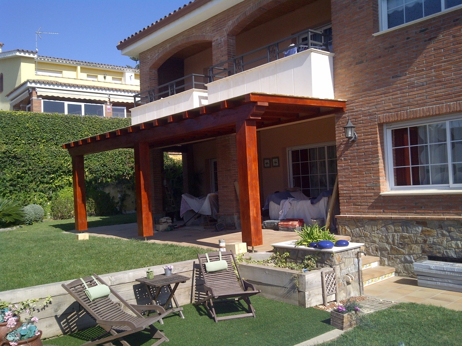 Pérgola de madera
