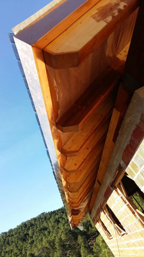 Cubierta de madera