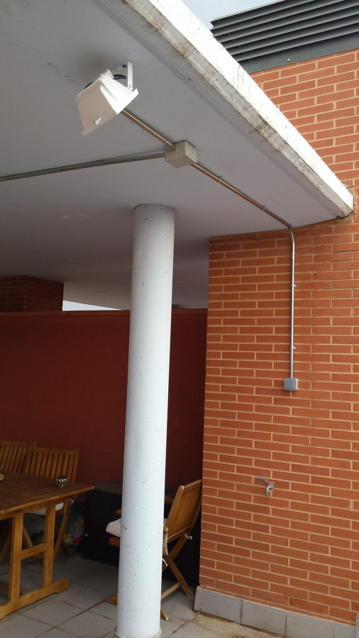 colocacion enchufes en exterior